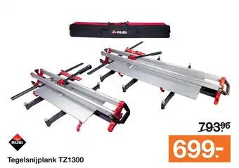 BOUWMAAT Rubi Tegelsnijplank TZ1300 aanbieding