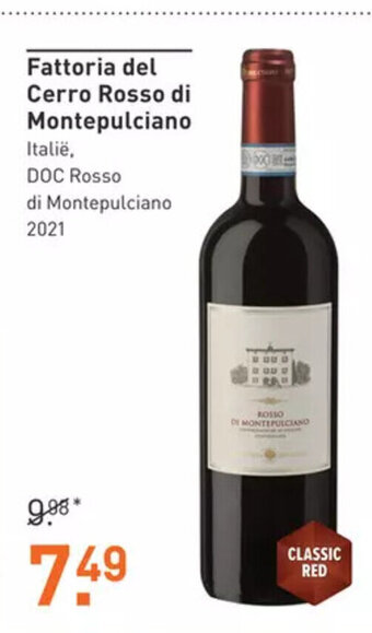 Gall & Gall Fattoria del Cerro Rosso di Montepulciano aanbieding