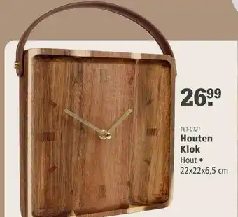 Marskramer Houten klok aanbieding