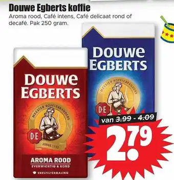 Dirk Douwe egberts koffie aanbieding