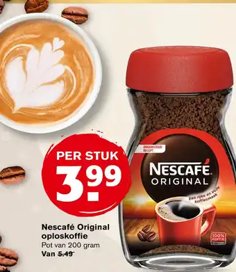 Hoogvliet Nescafé original oploskoffie aanbieding