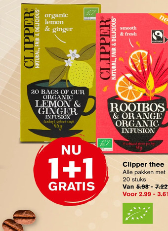 Hoogvliet Clipper thee aanbieding