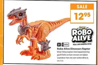 Top1Toys Robo alive dinowars raptor aanbieding