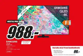 MediaMarkt Samsung 65Q7AB QLED TV 4K 65" aanbieding