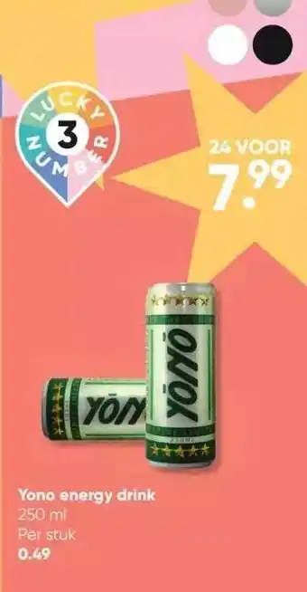 Big Bazar Yono energy drink aanbieding