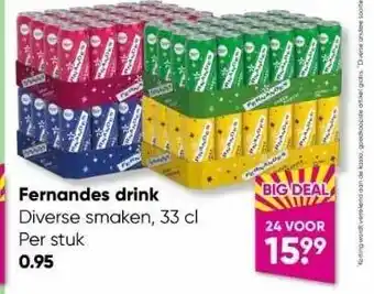 Big Bazar Fernandes drink aanbieding