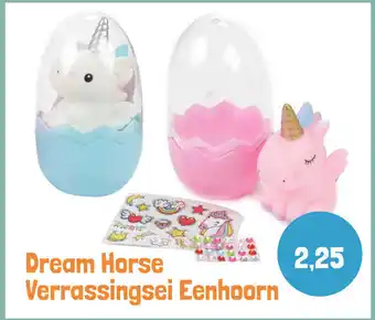 Lobbes Dream horse verrassingsei eenhoorn aanbieding