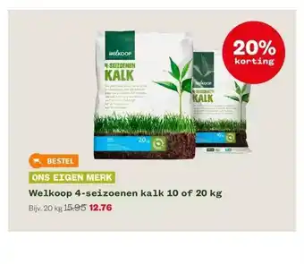 Welkoop Welkoop 4-seizoenen kalk 10 of 20 kg aanbieding