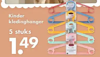 Wibra Kinder kledinghanger aanbieding