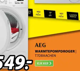 Expert Aeg warmtepompdroger | t7dbaachen aanbieding