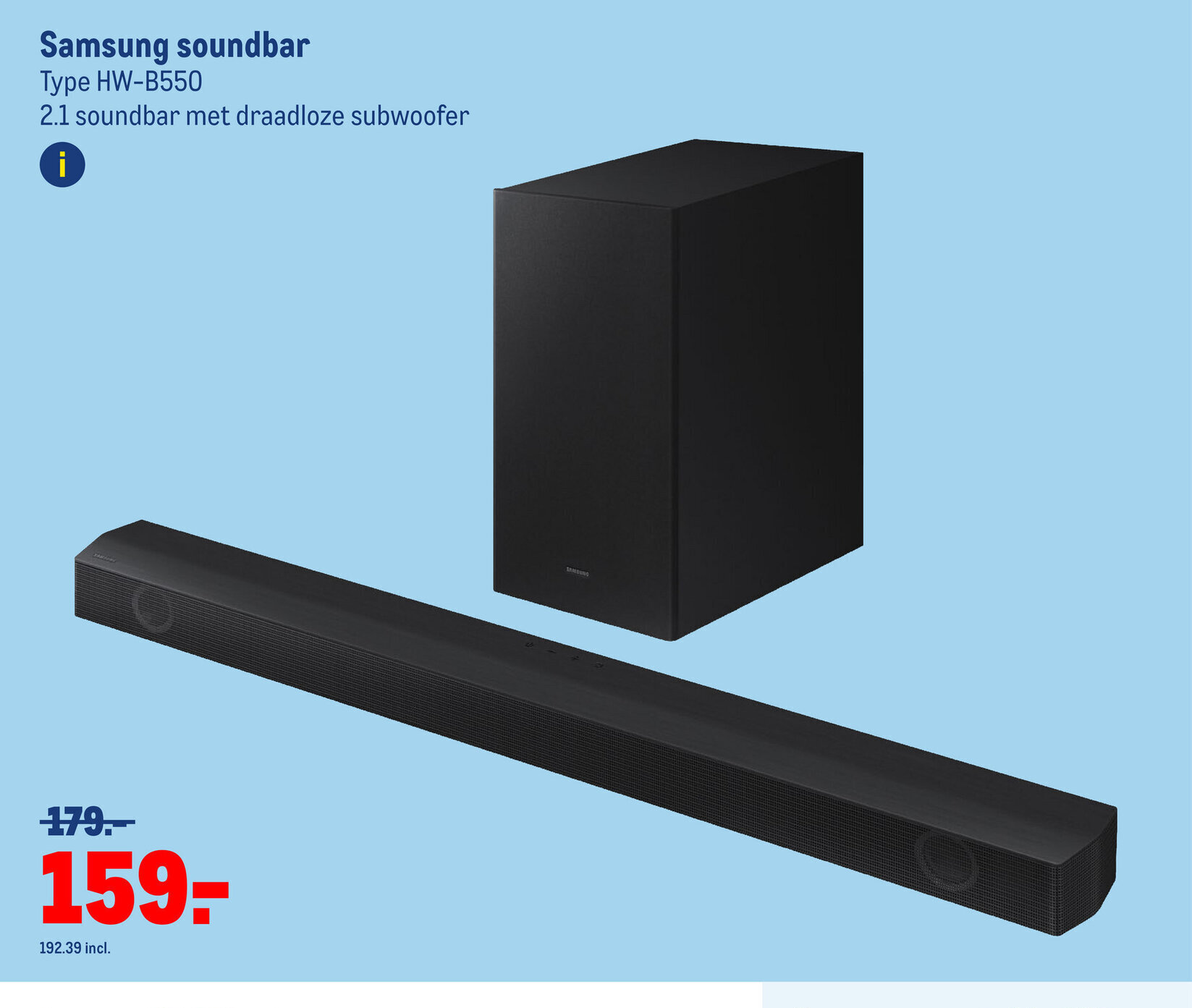 Samsung soundbar aanbieding bij Makro