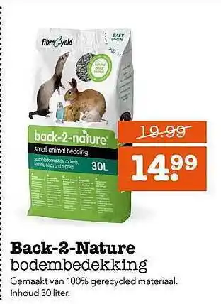 Dierspecialist Back-2-nature bodembedekking aanbieding