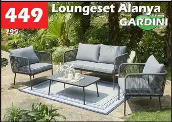 iTEK Gardini loungeset alanya aanbieding