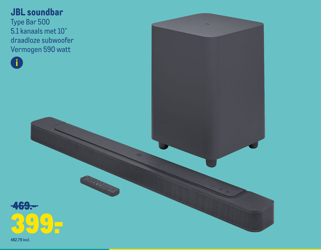 JBL soundbar aanbieding bij Makro