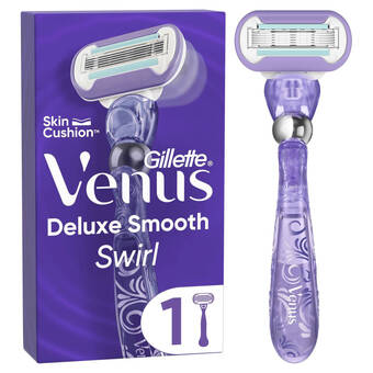 Wehkamp Gillette venus deluxe smooth swirl scheersysteem - 1 navulmesje aanbieding