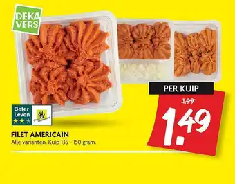 Dekamarkt Filet americain 130-150 gram aanbieding