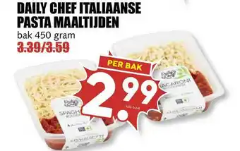 MCD Supermarkt Daily chef italiaanse pasta maaltijden 450 gram aanbieding