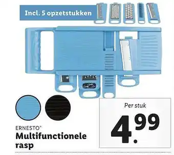 Lidl Ernesto® multifunctionele rasp aanbieding