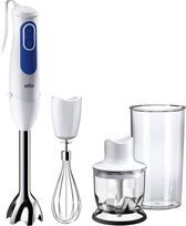 Bol.com Braun omeletmixer met vleesmolen - mq3025wh - wit en blauw aanbieding