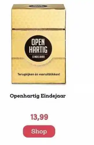 BookSpot Openhartig eindejaar aanbieding