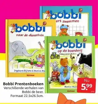 Boekenvoordeel Bobbi prentenboeken aanbieding