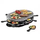 Bol.com Princess 162720 oval steengrill & raclette party – steengrill- en raclette – 8 personen aanbieding