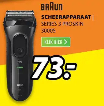 Expert Braun Scheerapparaat | Series 3 Proskin 3000S aanbieding