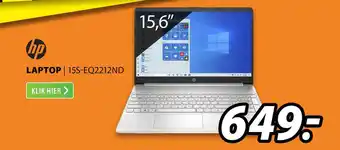 Expert HP Laptop | 15S-EQ2212ND aanbieding