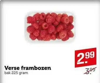 CoopCompact Verse Frambozen aanbieding