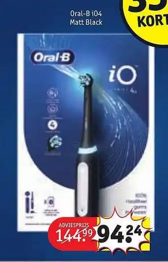 Kruidvat Oral-b io4 matt black aanbieding