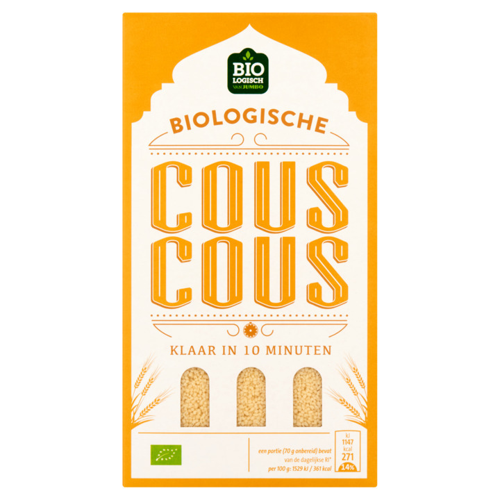 Jumbo biologische couscous 275g aanbieding bij Jumbo