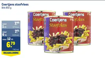 Makro Coertjens stoofvlees aanbieding