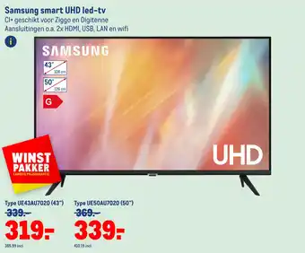 Makro Samsung smart uhd led-tv aanbieding