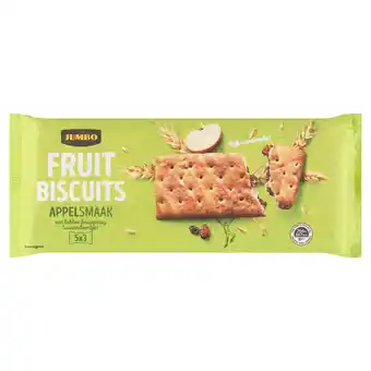 Jumbo Jumbo fruit biscuits appelsmaak 5 x 3 stuks aanbieding