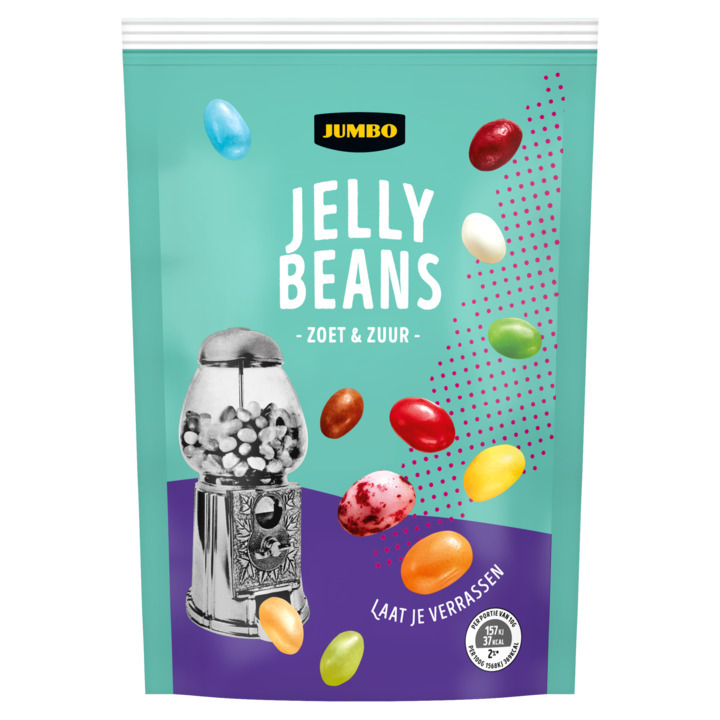 Jumbo jelly beans zoet & zuur 200g aanbieding bij Jumbo