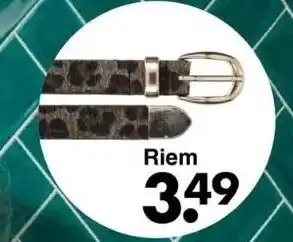 Wibra Riem aanbieding