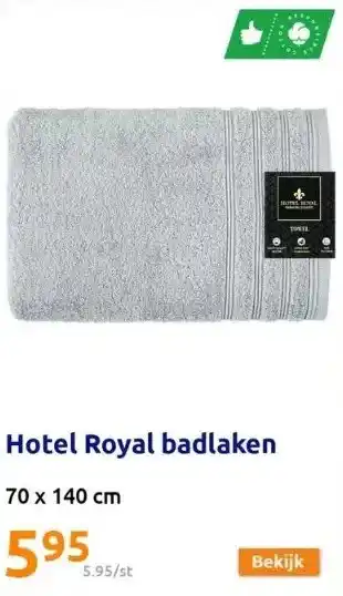 Action Hotel royal badlaken aanbieding