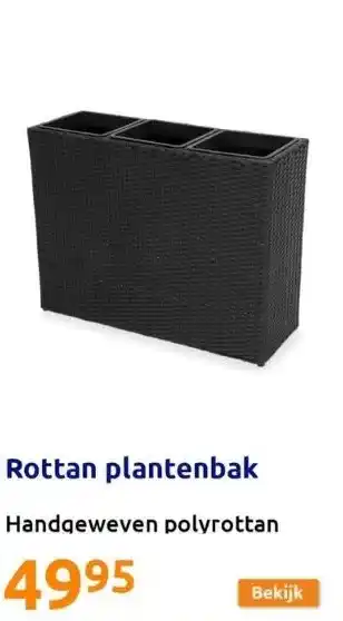 Action Rottan plantenbak aanbieding