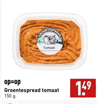 ALDI Groentespread tomaat 150 gram aanbieding