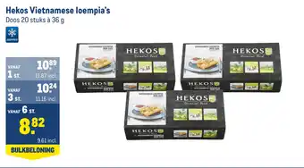 Makro Hekos vietnamese loempia's aanbieding