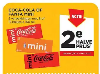 Jumbo Coca-cola of fanta mini aanbieding