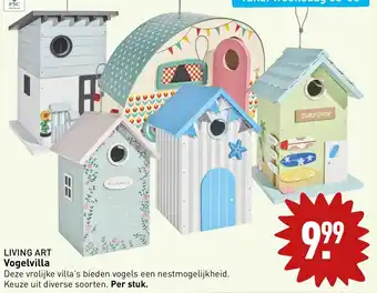 ALDI Living Art Vogelvilla aanbieding