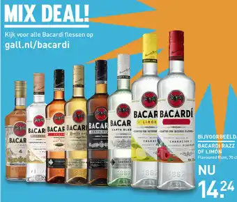 Gall & Gall Bijvoorbeeld bacardi razz of limon aanbieding