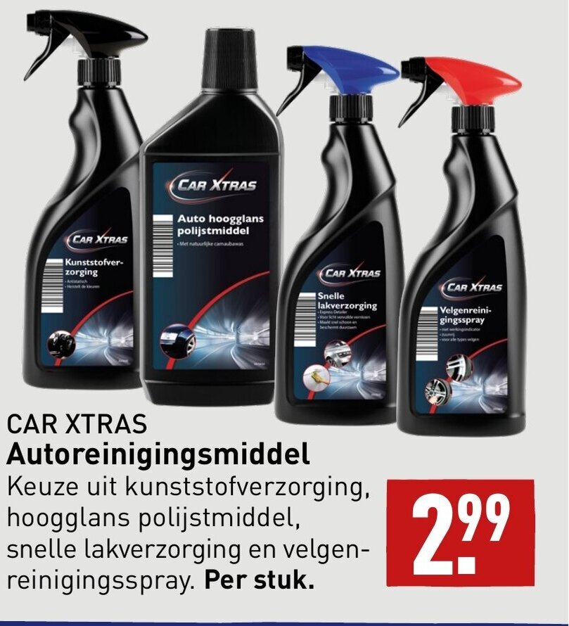 Car xtras Autoreinigingsmiddel aanbieding bij ALDI