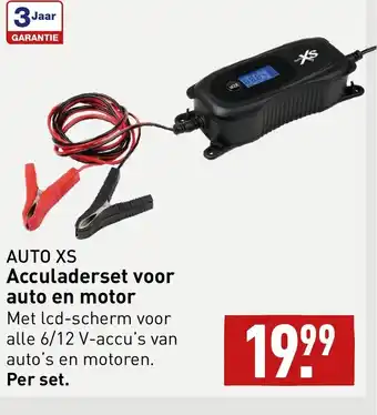 ALDI Auto XS Acculaderset voor auto en motor aanbieding