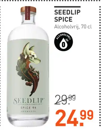 Gall & Gall Seedlip spice 70cl aanbieding