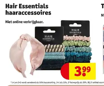 Kruidvat Hair Essentials haaraccessoires aanbieding