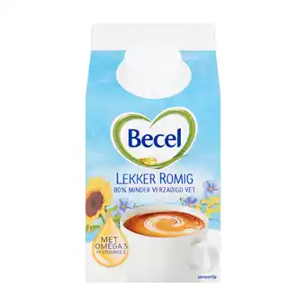 Jumbo Becel voor in de koffie zacht en romig pak 467ml aanbieding