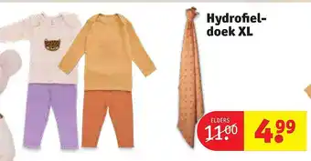 Kruidvat Hydrofieldoek xl aanbieding