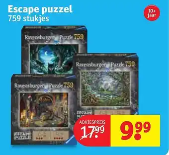 Kruidvat Escape puzzel aanbieding